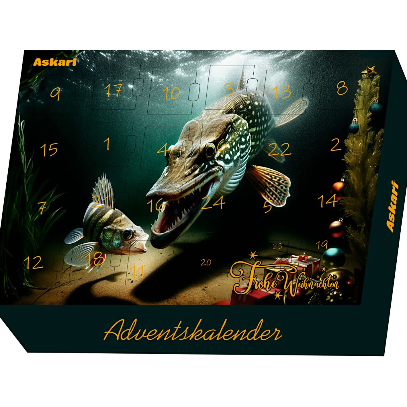 Angelkarten & Angelkalender<Adventskalender Raubfisch 2025