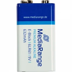 Batterien & Akkus<Alkaline Media Range Block 6LR61 (9 Volt Blockbatterie)