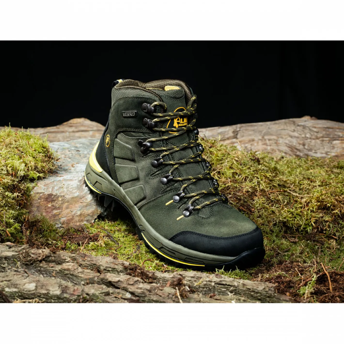 Almwalker Angelstiefel & Outdoor Boots<Outdoorboots Kongo Herren (Oliv/Schwarz)