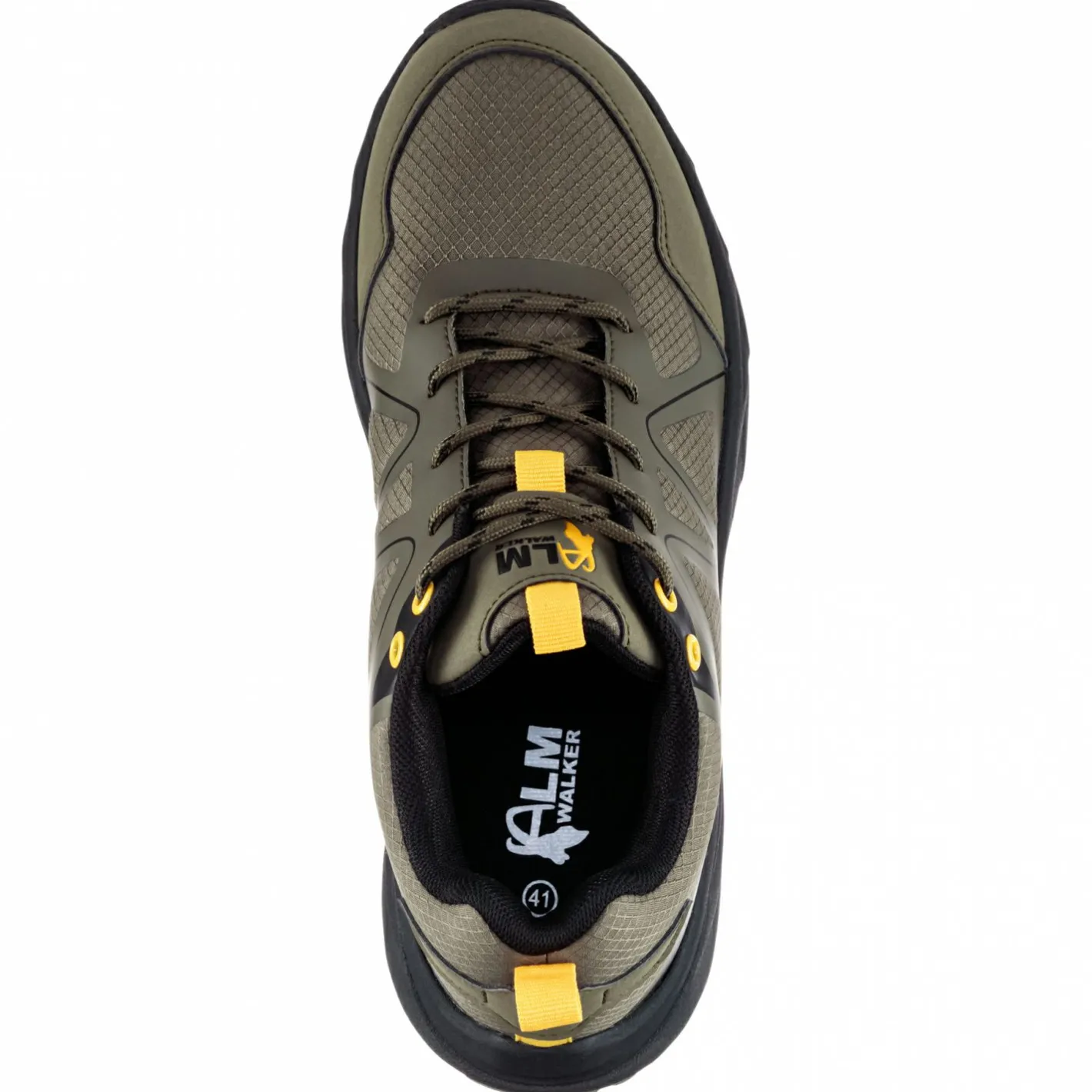 Almwalker Angel- & Outdoor-Schuhe<Outdoorschuhe Trail Plus Herren (Oliv/Schwarz)