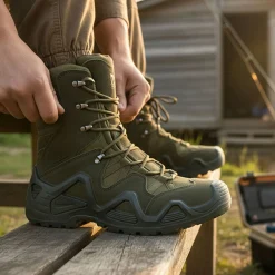 Hot Almwalker Outdoorstiefel Forest Pro - High Herren (Oliv)