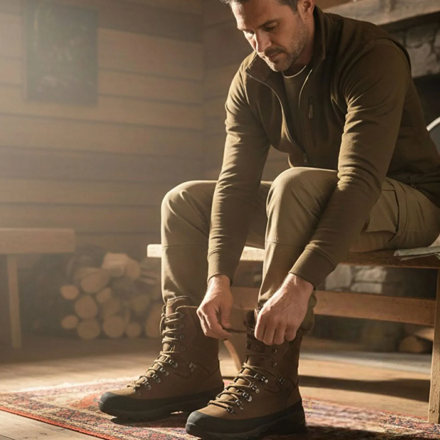 New Almwalker Outdoorstiefel Alpha ATX Herren (Braun)