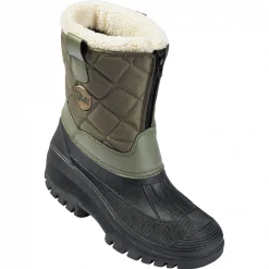 Almwalker Damen Angelschuhe|Damen Angelschuhe<Winterstiefel Tumba Damen (Oliv/Schwarz)