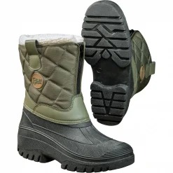 Almwalker Damen Angelschuhe|Damen Angelschuhe<Winterstiefel Tumba Damen (Oliv/Schwarz)