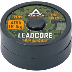 Anaconda Vorfachschnüre<Super Soft Leadcore (camou green)
