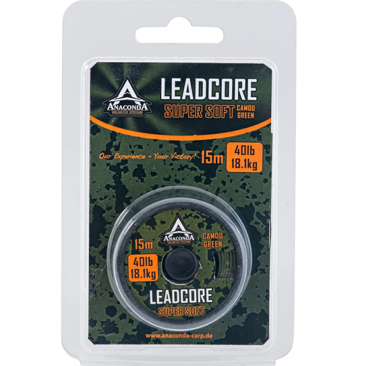 Anaconda Vorfachschnüre<Super Soft Leadcore (camou green)
