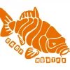 Angel-Dekoration<Aufkleber (Carp Hunter)