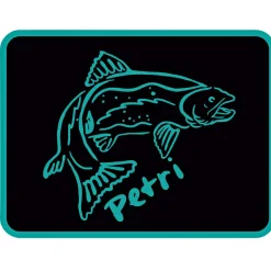 Sonstige Angel-Accessoires<Aufnäher "Petri"