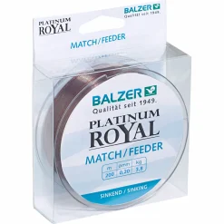 Discount Balzer Angelschnur Platinum Royal Match / Feeder (platin, 200 m)