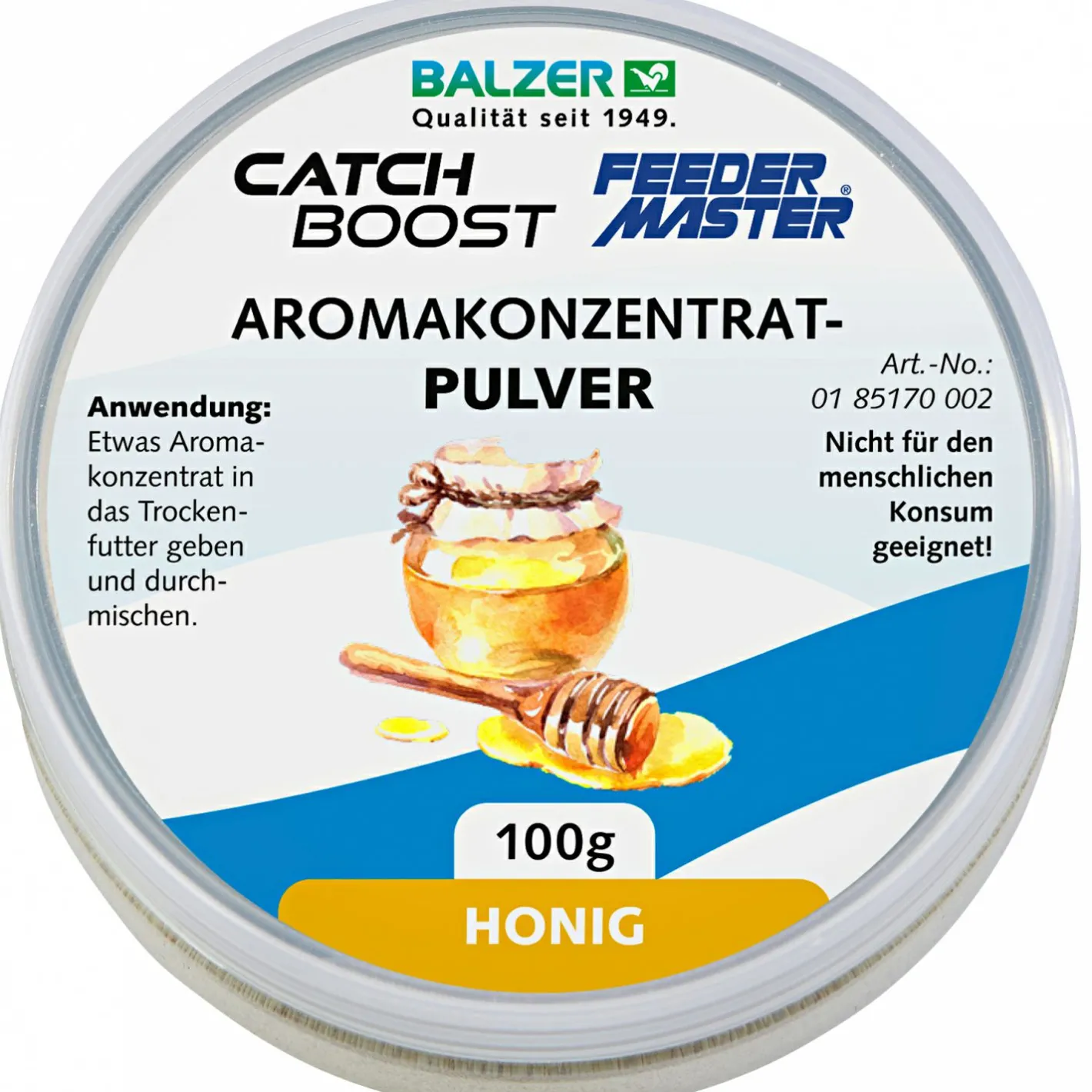Balzer Angellockstoffe & Boilie-Flavours<Pulver Aromakonzentrat Catch Boost (Honig)