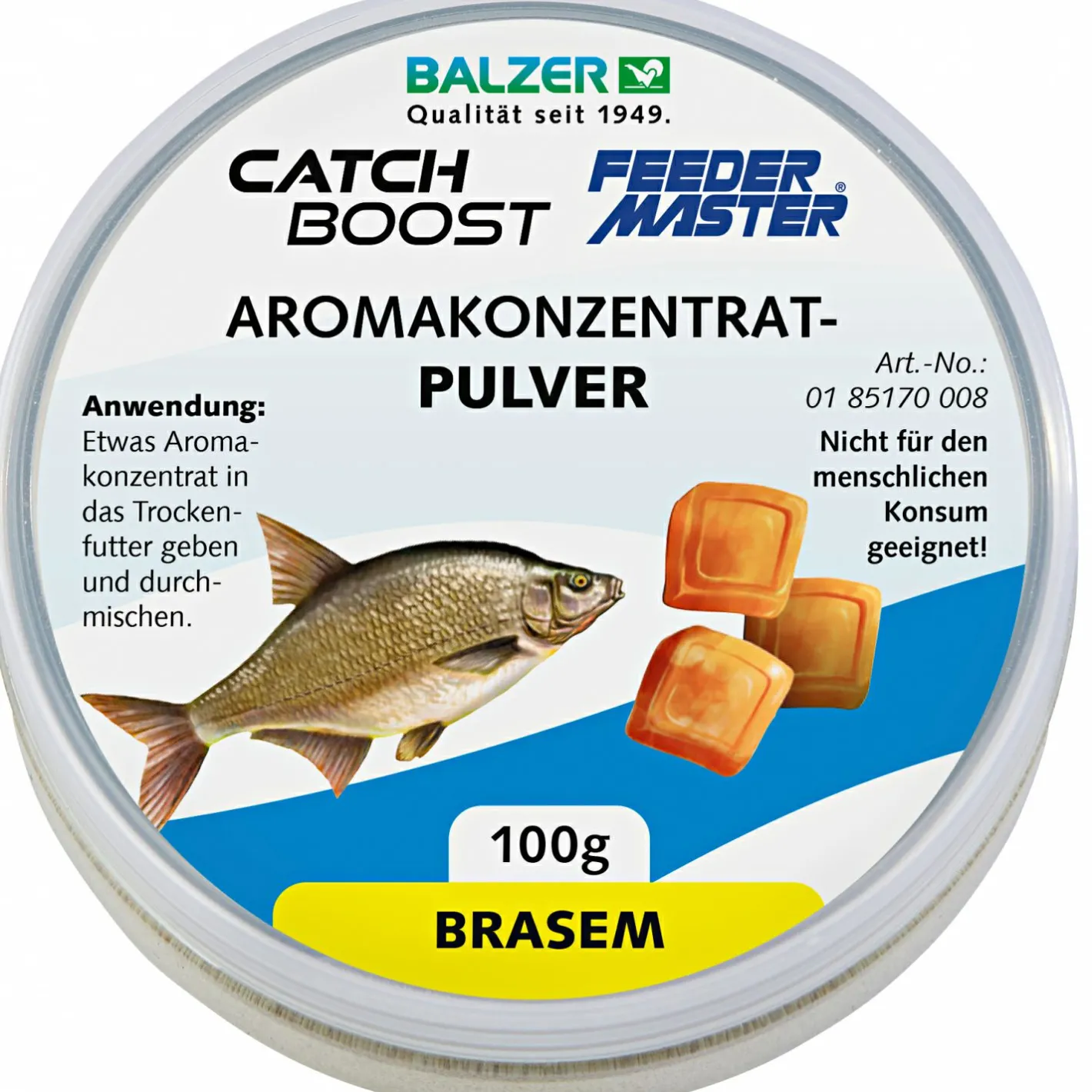 Balzer Angellockstoffe & Boilie-Flavours<Pulver Aromakonzentrat Catch Boost (Brasem)