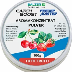 Balzer Angellockstoffe & Boilie-Flavours<Pulver Aromakonzentrat Catch Boost (Tutti Frutti)