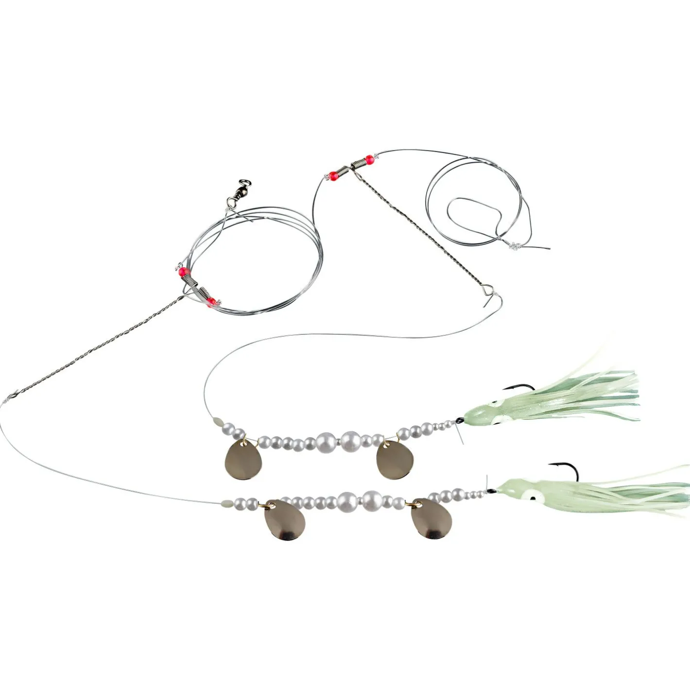New Balzer Vorfach Plattfisch-Blinker (perlmutt)