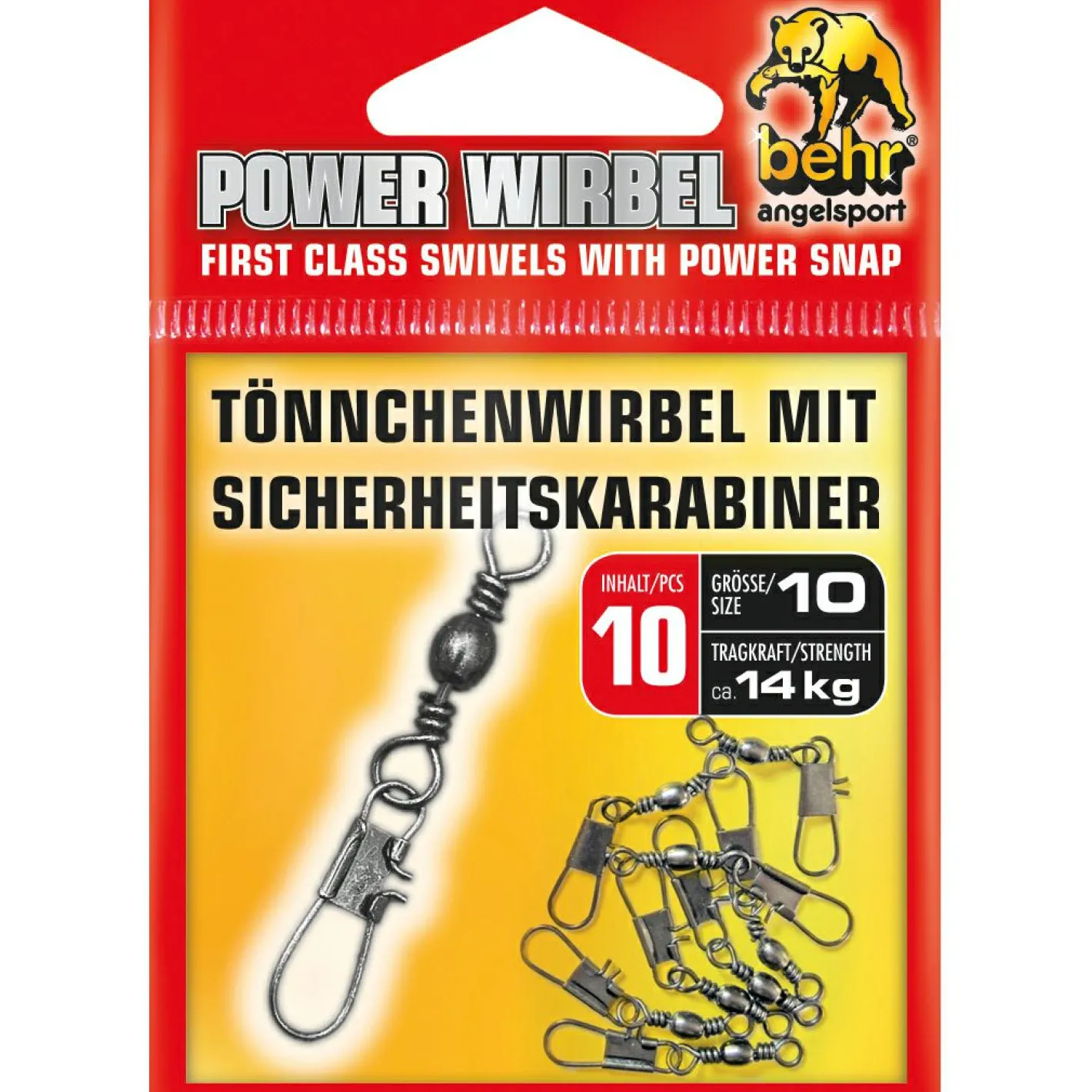 Clearance Behr Tönnchenwirbel mit Sicherheitskarabiner