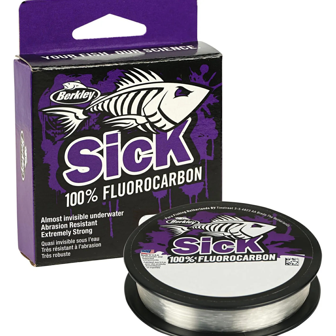 Berkley Fluorocarbon-Schnüre|Vorfachschnüre<Angelschnur Sick Fluorocarbon Leader