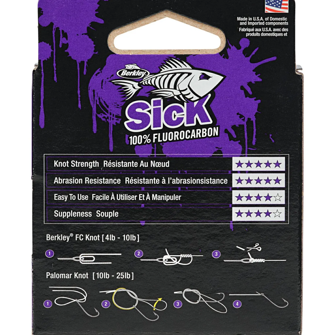 Berkley Fluorocarbon-Schnüre|Vorfachschnüre<Angelschnur Sick Fluorocarbon Leader