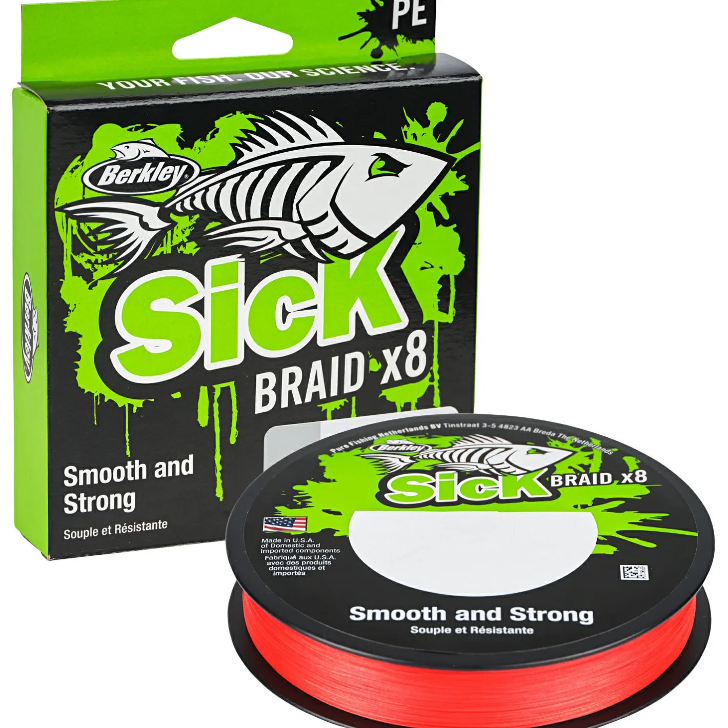 Berkley Geflochtene Schnüre<Angelschnur Sick Braid x8 (150 m)
