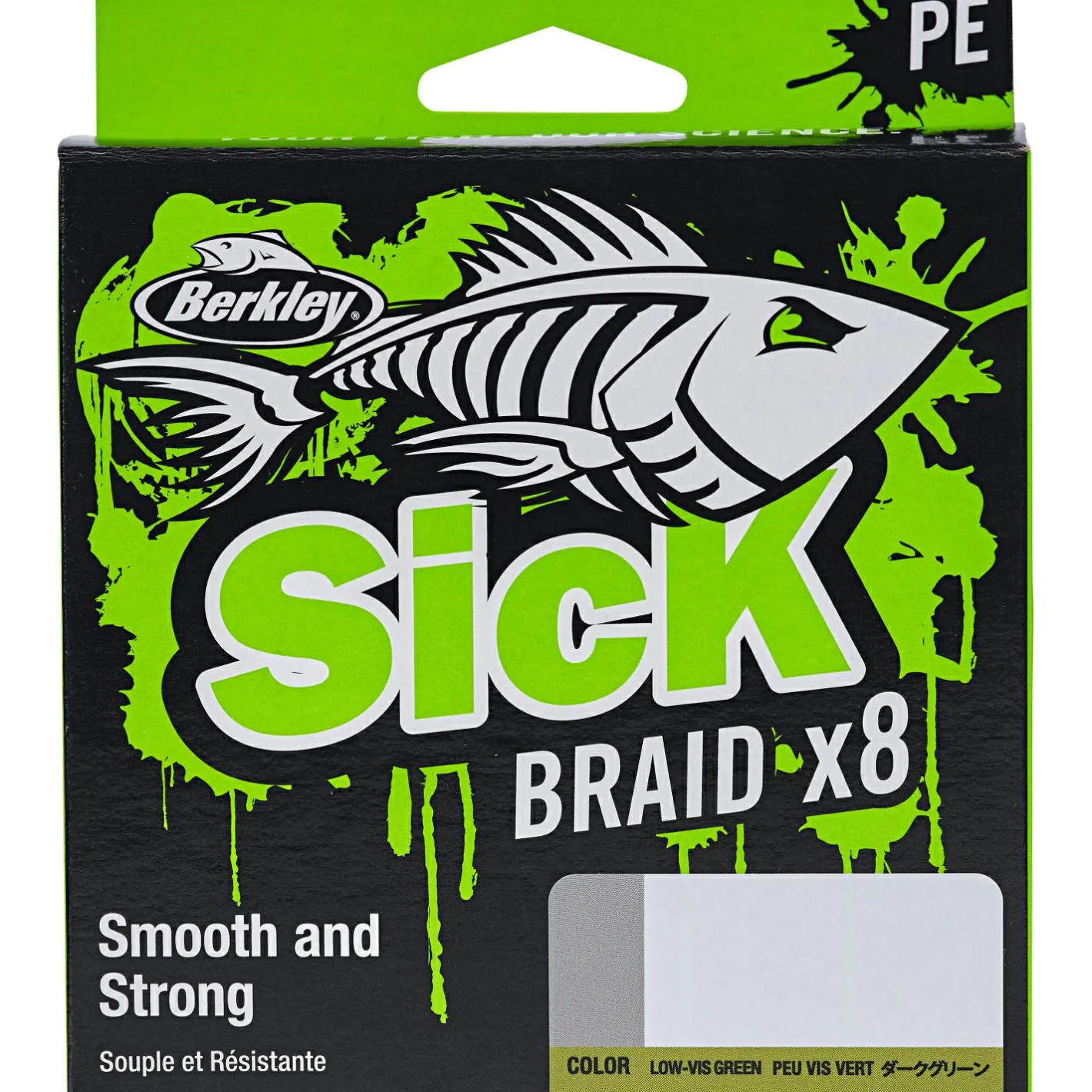 Berkley Geflochtene Schnüre<Angelschnur Sick Braid (150m, Hi-Viz Yellow)