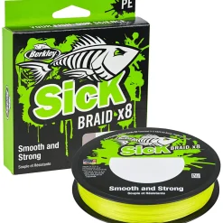 Online Berkley Angelschnur Sick Braid (300m, Hi-Viz Yellow)