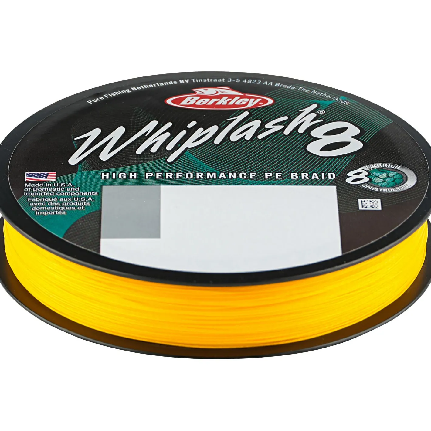 Berkley Geflochtene Schnüre<Angelschnur Whiplash8 (gelb, 300 m)
