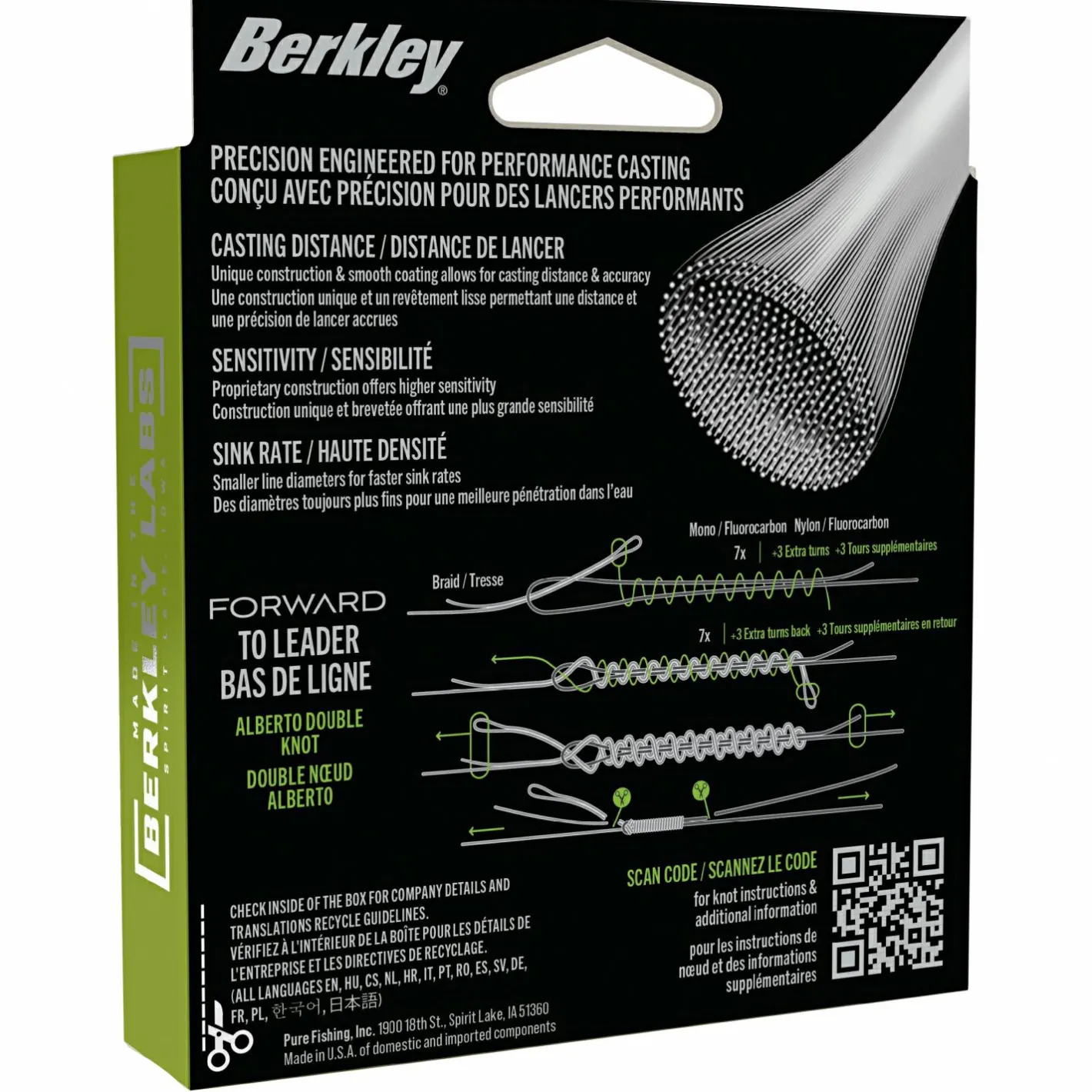 Online Berkley Forward (Low Vis Green, 300 m)