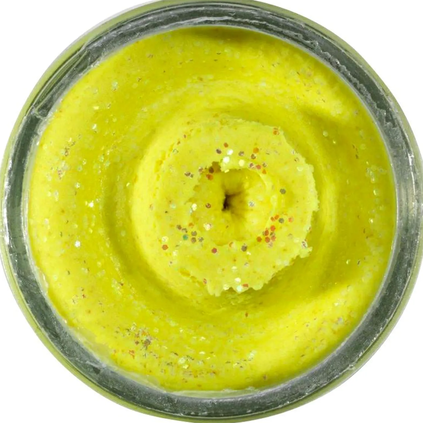 New Berkley PowerBait® Natural Glitter Trout Bait (Liver Sunshine Yellow Glitter)