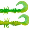 Berkley Gummiköder ·Creature Baits<PowerBait Power Curly (Spring Green/Sunshine Yellow)