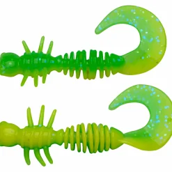 Berkley Gummiköder ·Creature Baits<PowerBait Power Curly (Spring Green/Sunshine Yellow)