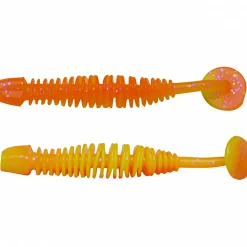 Outlet Berkley PowerBait Power Leech (Fluo Orange/Sunshine Yellow)