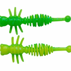 Berkley Gummiköder ·Creature Baits<PowerBait Power Larvae (Spring Green/Sunshine Yellow)