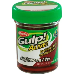 Hot Berkley Soft Baits Gulp Alive Angle Worm (Laubwurm)