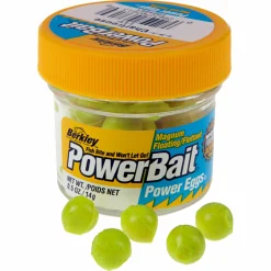 Berkley Gummiköder ·Sonstige Weichplastikköder|Forellen-Kunstköder<Softbait PowerBait® Power Eggs® Floating Magnum (Chartreuse)
