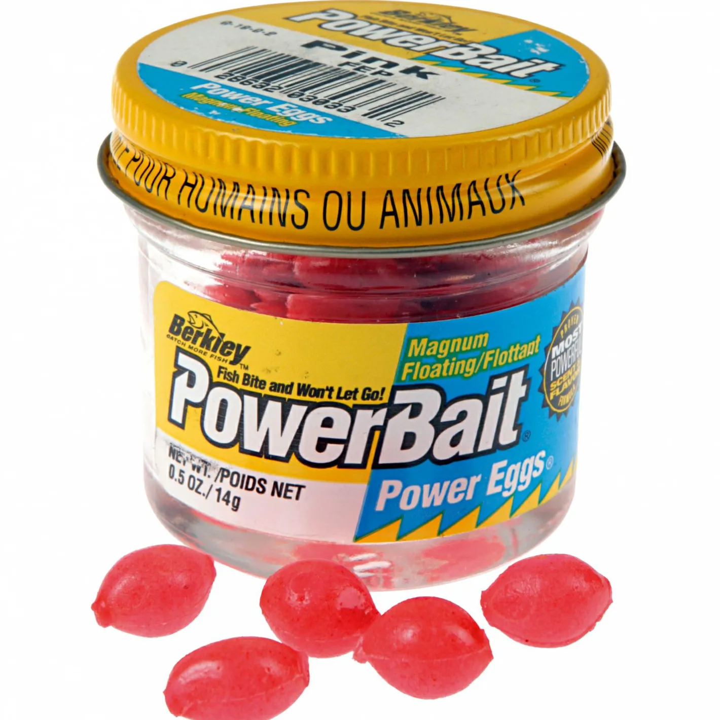 Berkley Forellen-Kunstköder|Gummiköder ·Sonstige Weichplastikköder<Softbait PowerBait® Power Eggs® Floating Magnum (Pink)