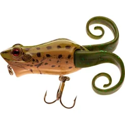 Berkley Gummiköder ·Gummikrebse & Gummifrösche|Raubfischangeln Kunstköder<Swimbait Pop Frog Frenzy® 60 (Leopard Frog)