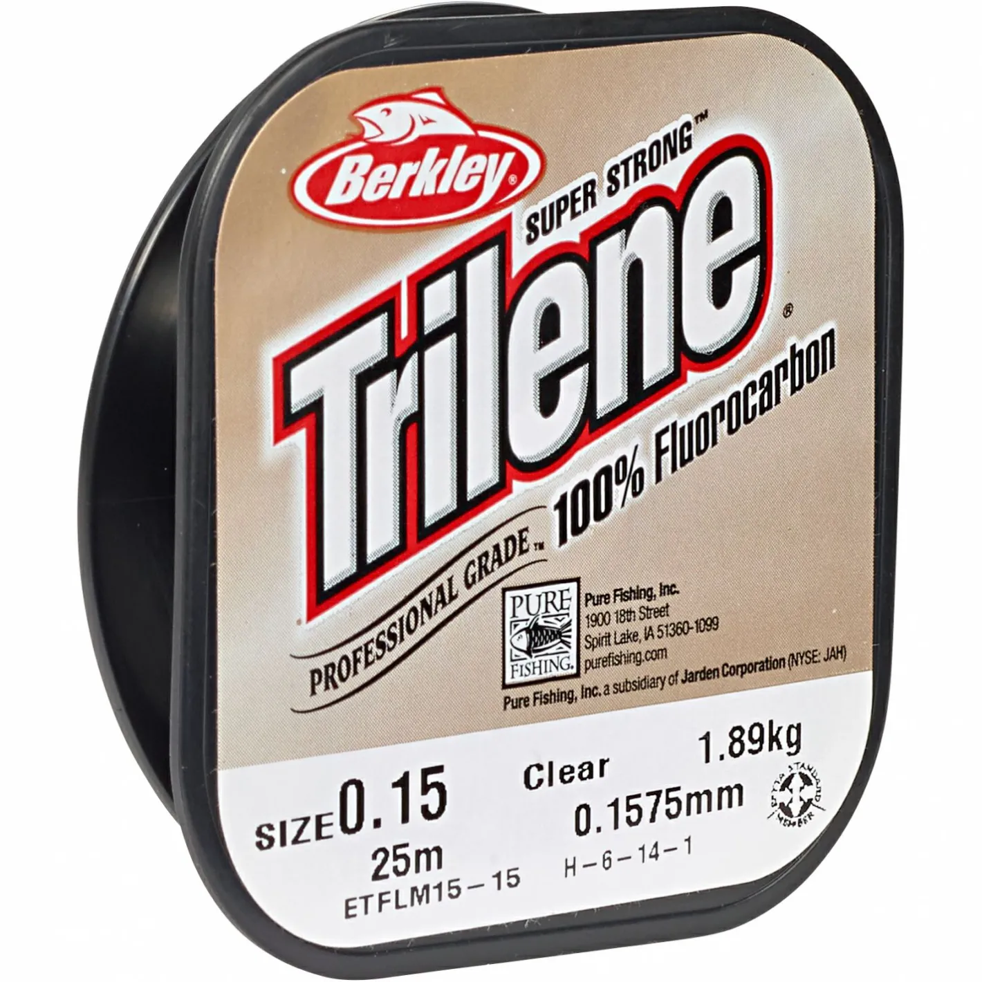 Berkley Fluorocarbon-Schnüre<Vorfachmaterial Trilene Fluorocarbon Leader (transparent, 25 m)