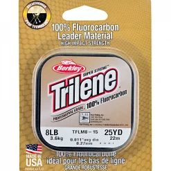 Berkley Fluorocarbon-Schnüre<Vorfachmaterial Trilene Fluorocarbon Leader (transparent, 25 m)