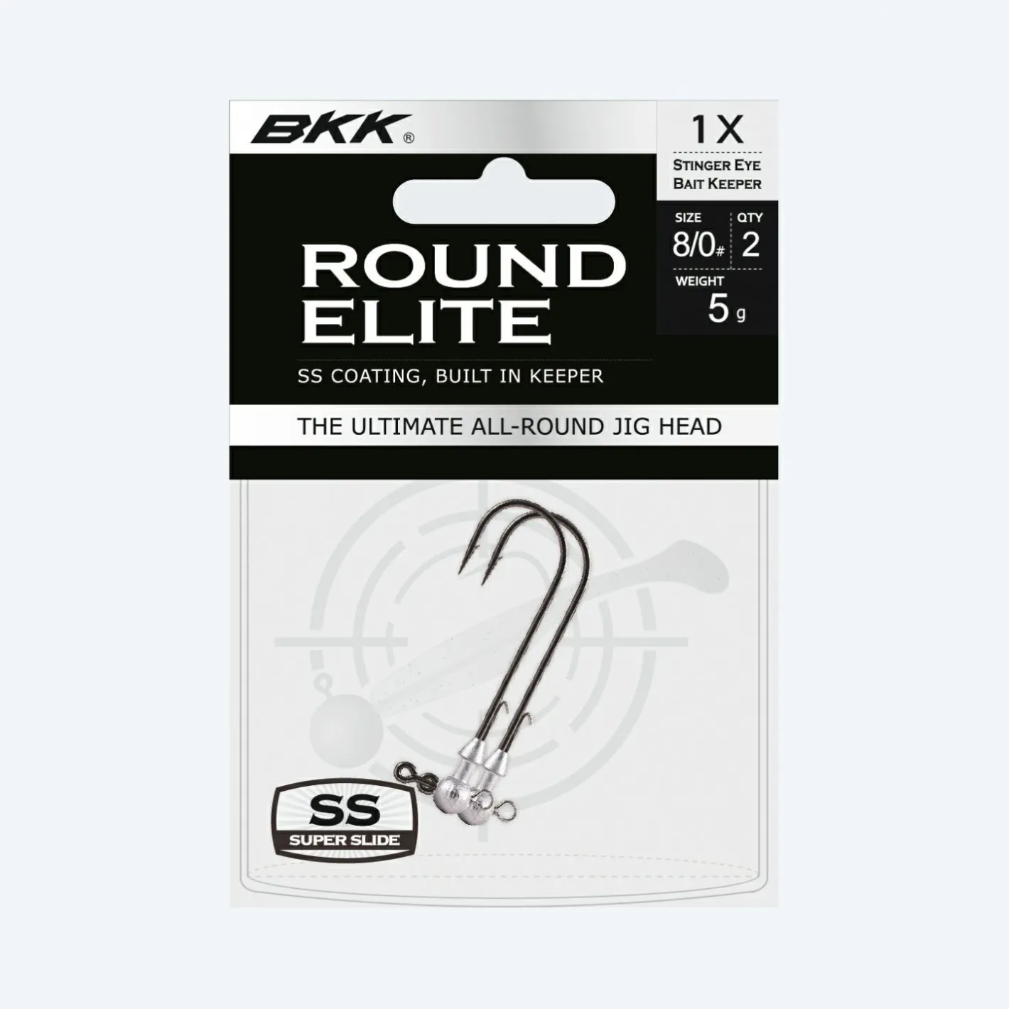 BKK Jigköpfe & Köder-Rasseln|Raubfischangeln Kunstköder<Round Elite Stinger, 5g