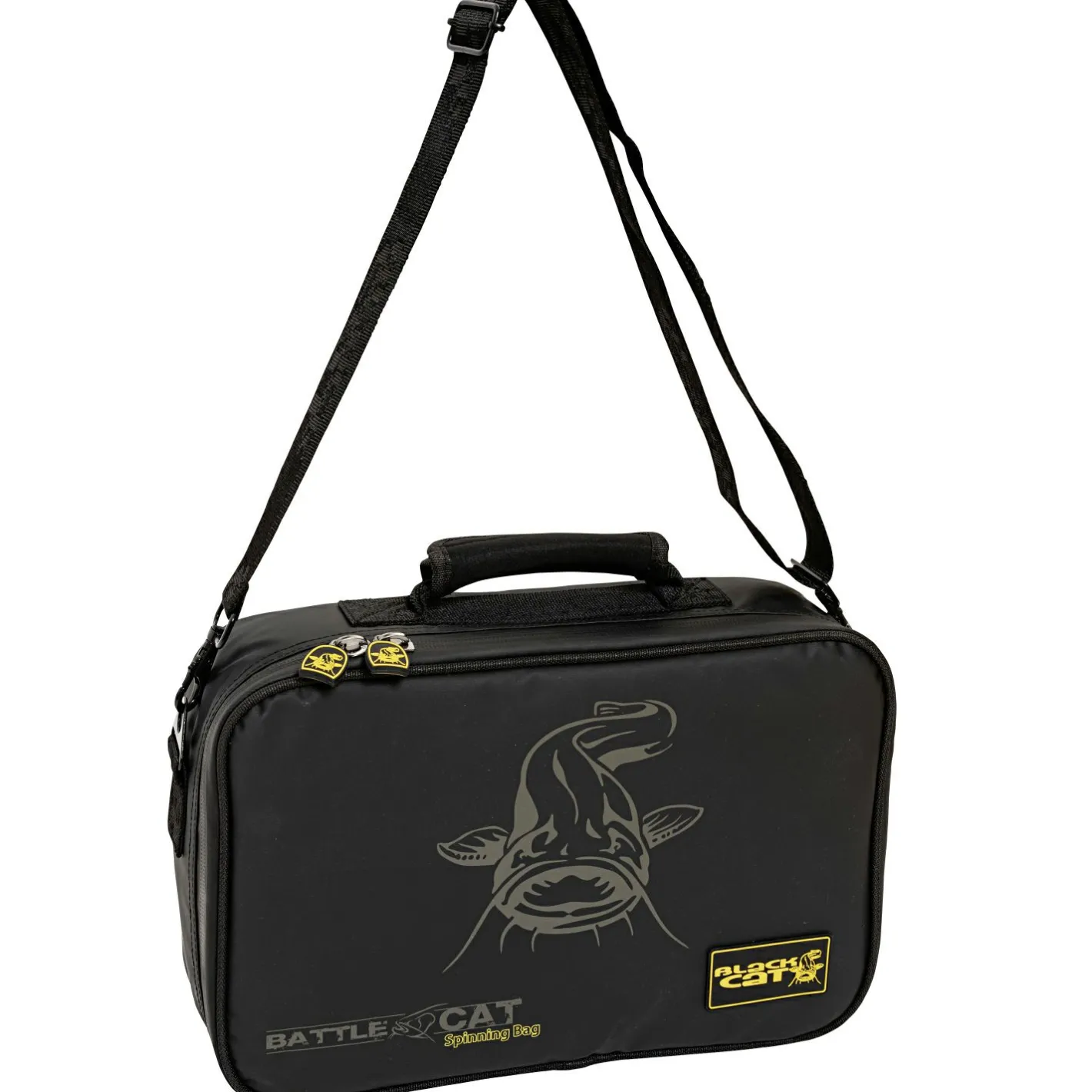 Hot Black Cat Battle Cat Spinnködertasche