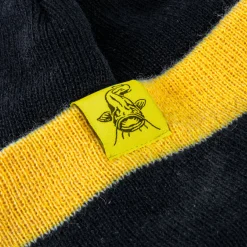 Hot Black Cat Beanie Hat (Black/Yellow)