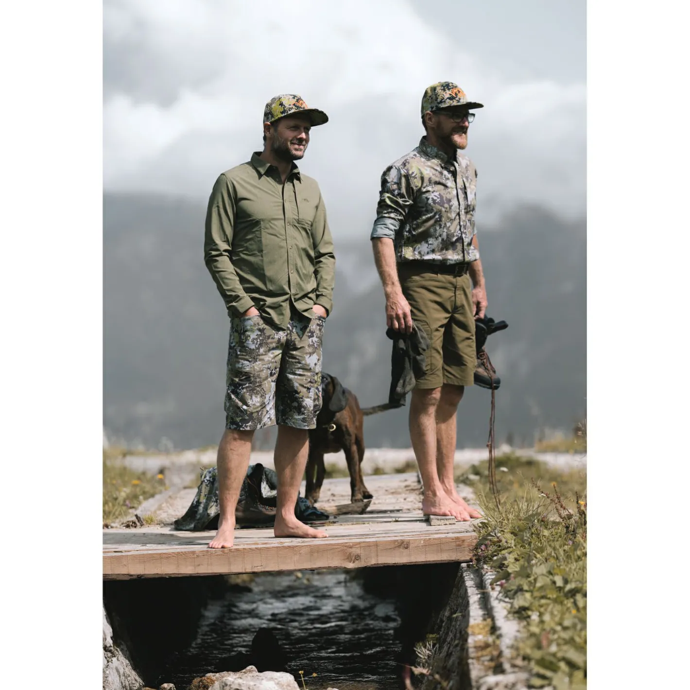 Blaser Tarnjacken & Tarnwesten<AirFlow Hemd Herren (Huntec Camouflage)
