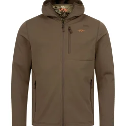 Blaser Outdoor- & Angel-Jacken<Drain FZ Hoody Herren (Dunkelbraun)