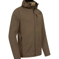 Blaser Outdoor- & Angel-Jacken<Drain FZ Hoody Herren (Dunkelbraun)