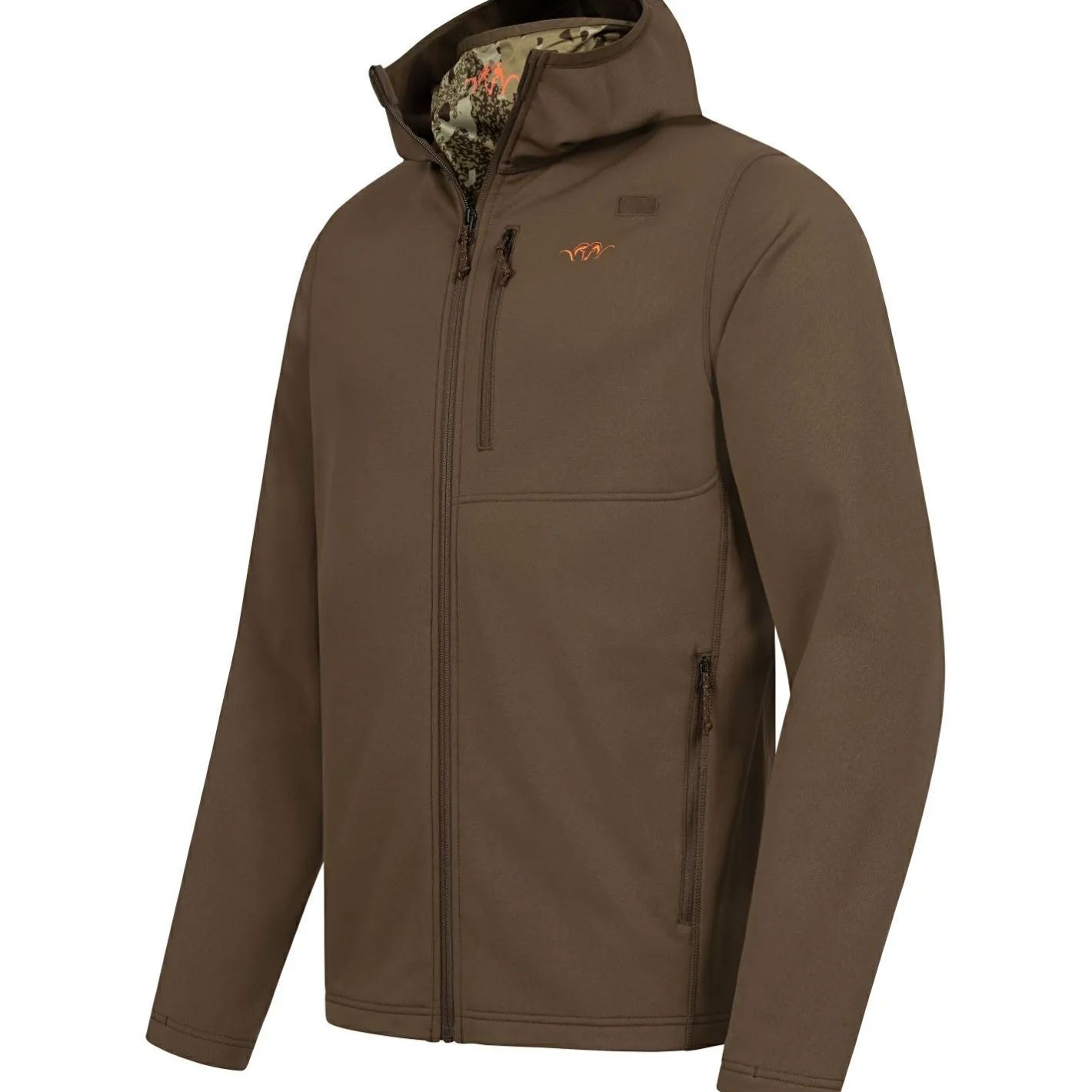 Blaser Outdoor- & Angel-Jacken<Drain FZ Hoody Herren (Dunkelbraun)