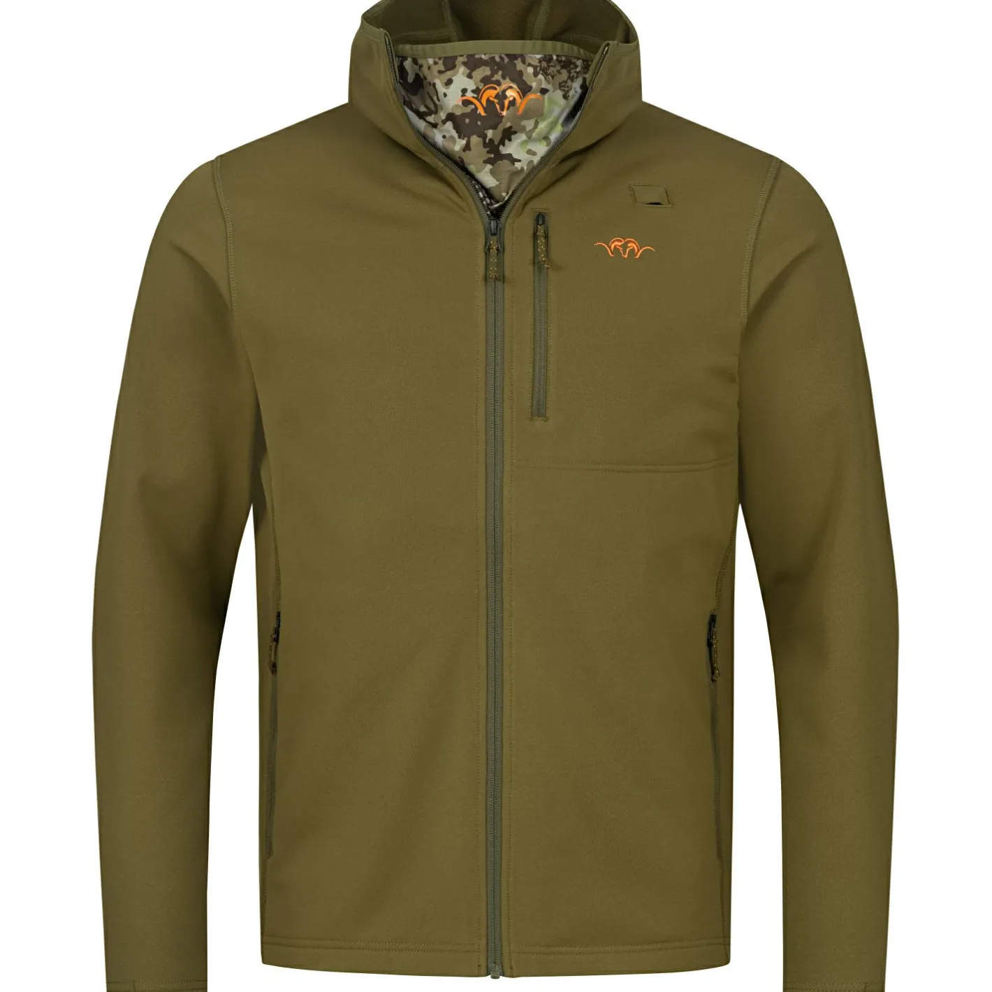 Clearance Blaser Drain FZ Hoody Herren (Dunkel Oliv)