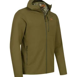Clearance Blaser Drain FZ Hoody Herren (Dunkel Oliv)