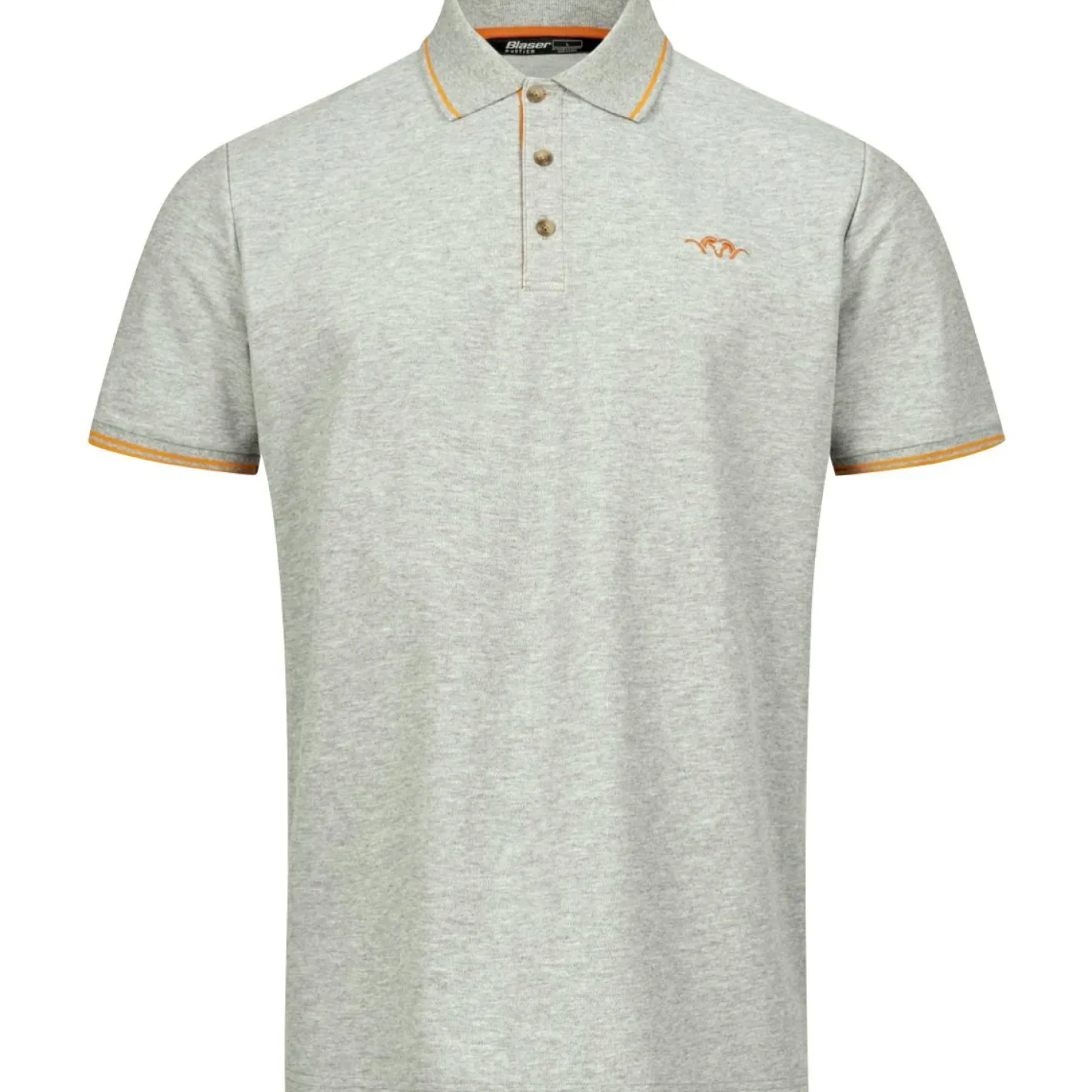 Discount Blaser Polo Shirt 22 Herren (Grau Mélange)
