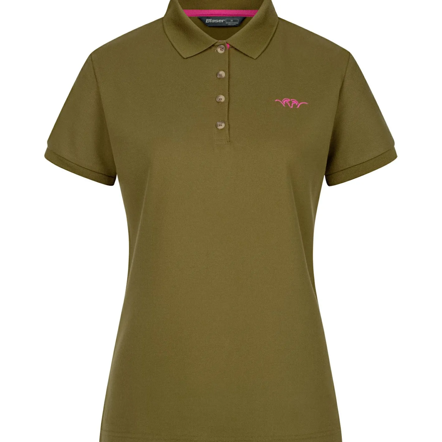 Blaser Damen Angelshirts & -Oberteile<Poloshirt 25 Damen (Dunkel Oliv)