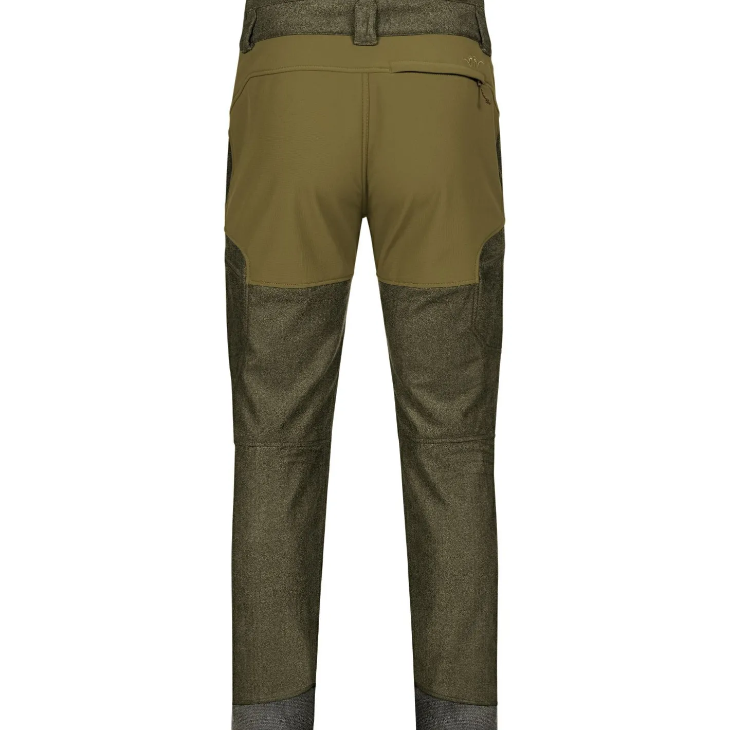 Discount Blaser Whizz Softshell Hose Herren (Olive Mélange/Schwarz)