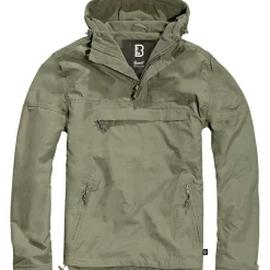 Brandit Outdoor- & Angel-Jacken<Windbreaker Herren (Olive)