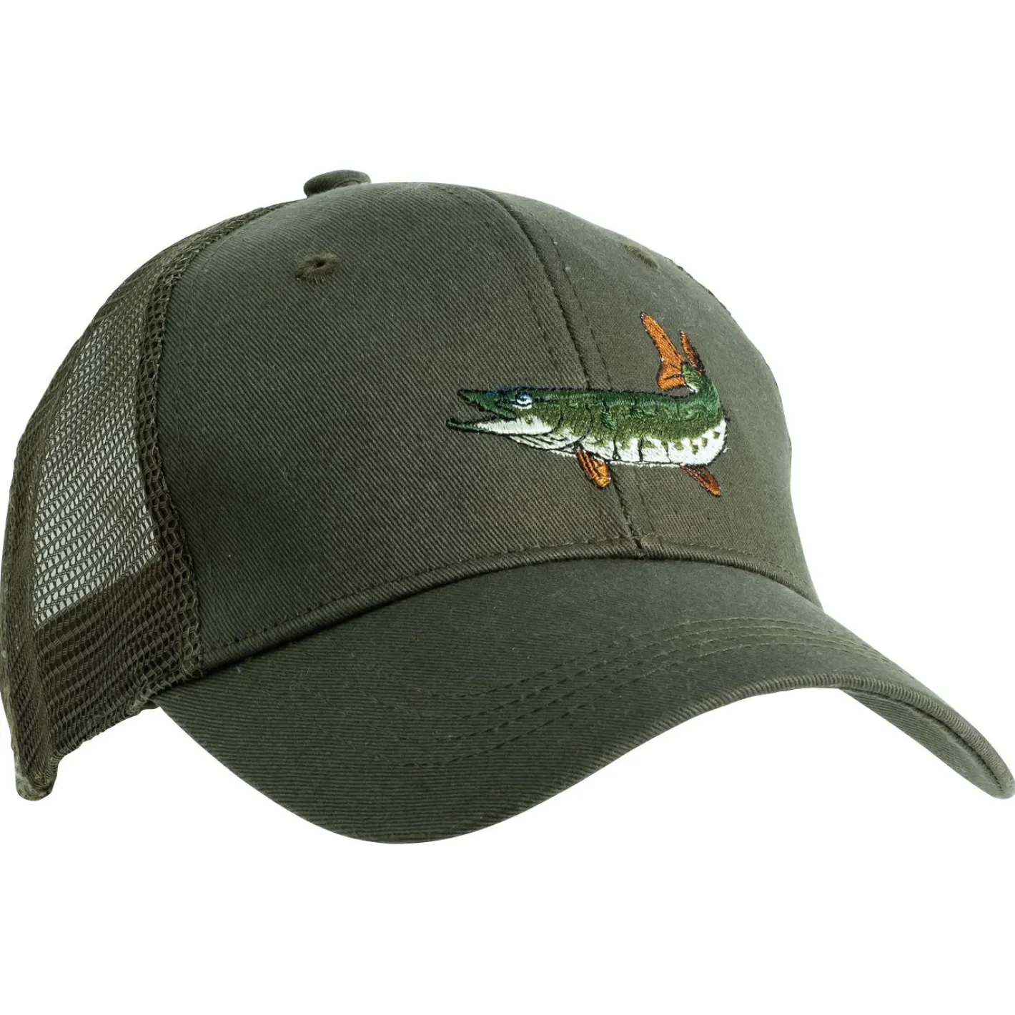 Online Cap "Hecht" Herren (Oliv)